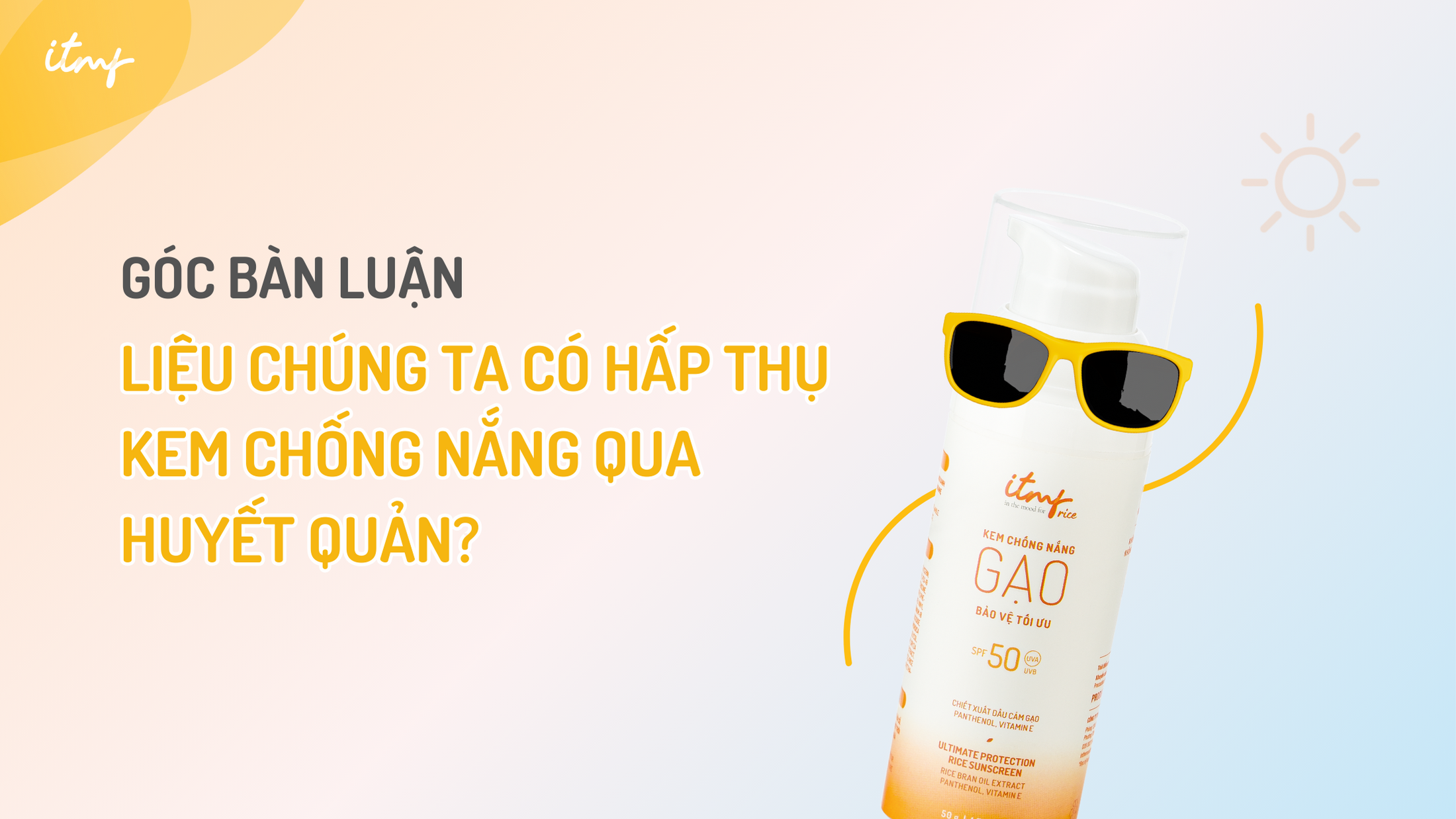 Liệu Chúng Ta Có Hấp Thu Kem Chống Nắng Vào Huyết Quản